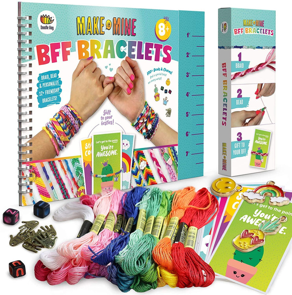 Friendship Bracelet Making Kit for Girls DIY Loom Friend Ship Bracelet Kit  Bracelet String Rewarding Activity