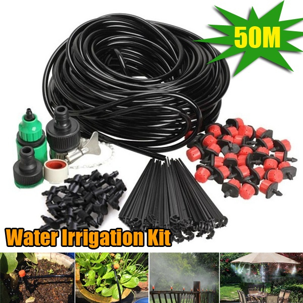 Water Irrigation Kit Set Automatic Balcony Pot Micro Drip Watering System 