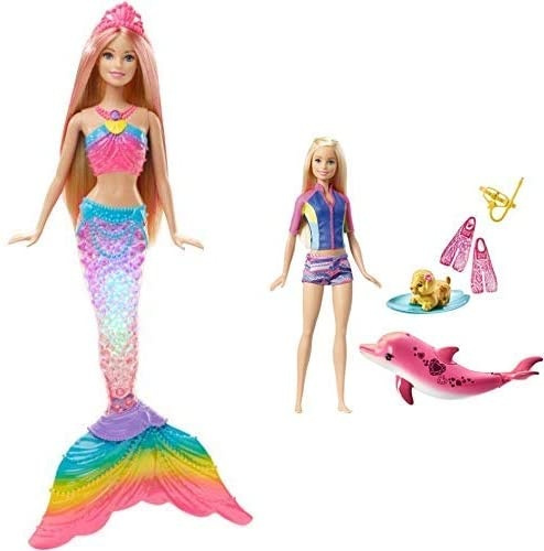 barbie dolphin magic snorkel fun friends