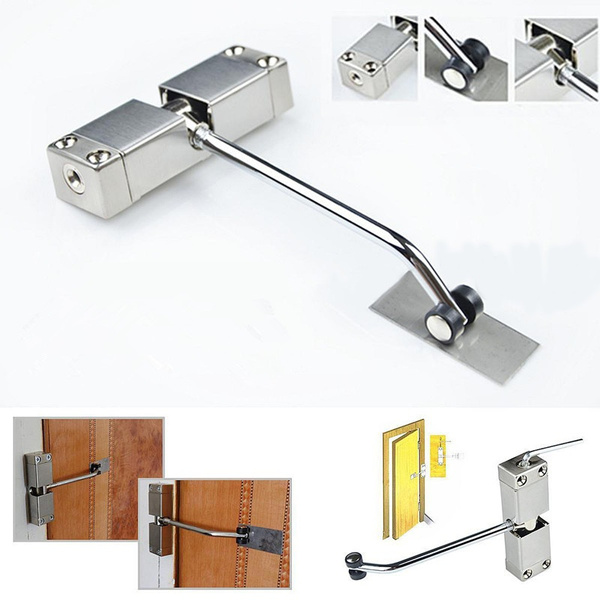 Stainless Steel Automatic Mounted Spring Door Closer Adjustable Surface ...