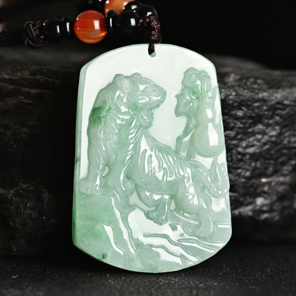 tiger jade pendant