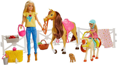 barbie hug and horse
