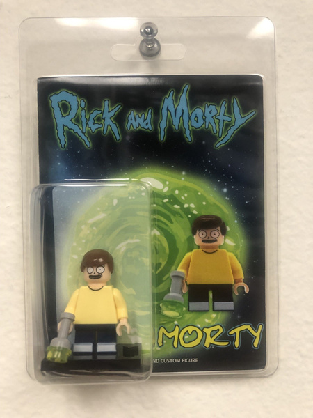 Custom Builder Block Minifigure Rick Morty Morty Wish