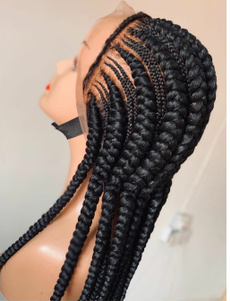 wig, lace front wig, Braids, women's wig