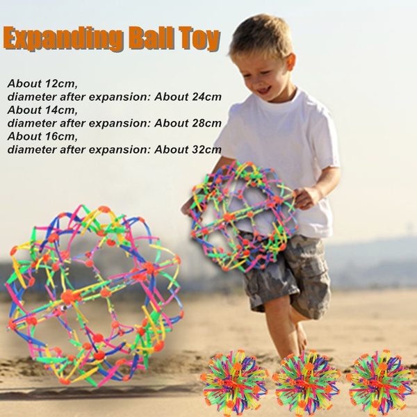 Baby Throwing Ball Stretching Shrinking Ball Sphere Toy Expanding Ba L wHSJCA 