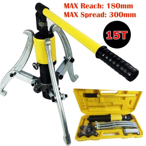 Multi-function Integral-Unit Hydraulic 3 Jaw Gear Puller Kit 15T Jaw ...