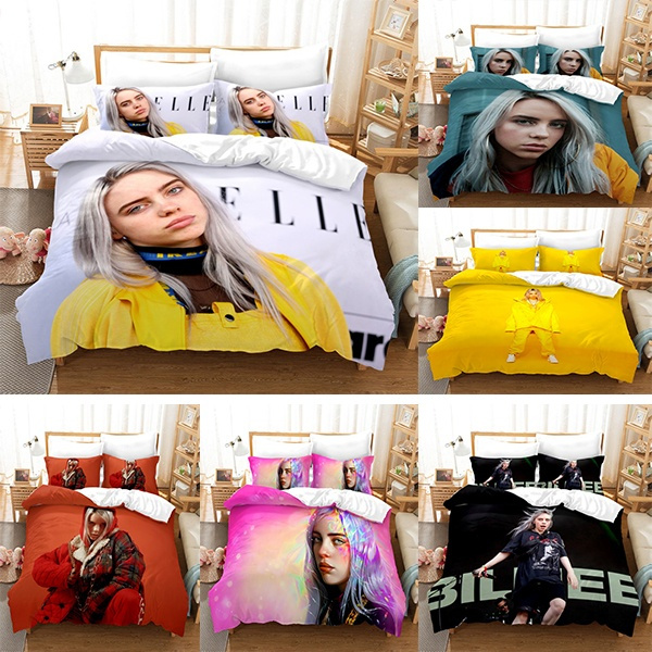 Billie Eilish Bedding Set Duvet Cover and Pillowcase Girls Boys Twin Full Queen 