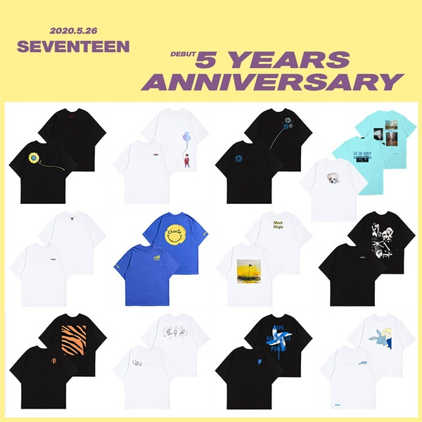 SEVENTEEN 5周年 Tシャツ ☆SEVENTEEN セブチ 5周年 Tシャツ ホシ - メルカリ