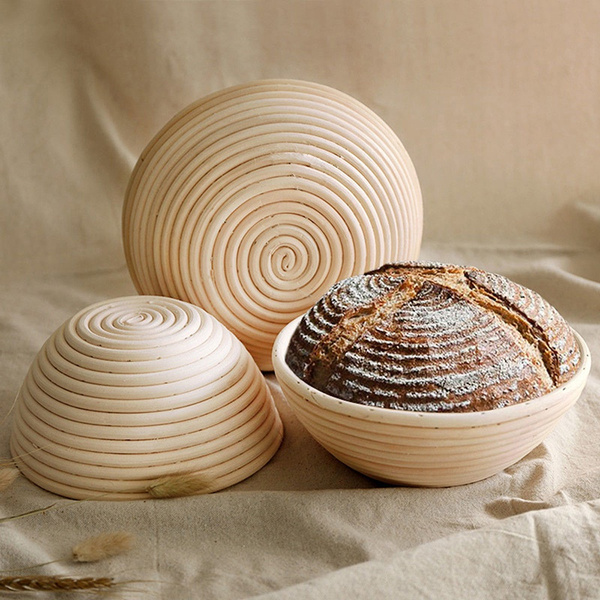 Hot Bread Banneton Brotform Dough Basket Rising Multi-Size Rattan Bread Proofing 