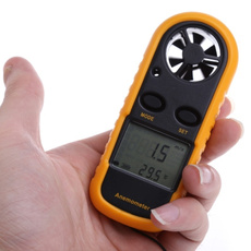 Mini, backligh, digitalanemometer, windspeedtester