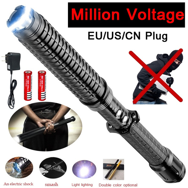 Multicolor Million Volt Taser Electric Torch Safety Outdoor Self
