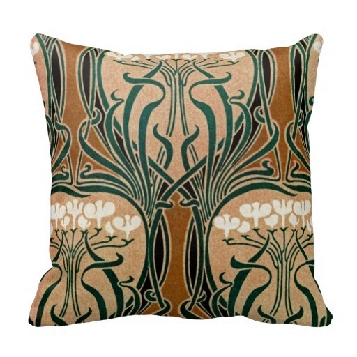 Art Nouveau Design 9 Throw Pillows Case Wish