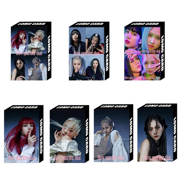 30Pc\\\/Box New Kpop Blackpink How You Like That New Album Photo Cards  Photocards For Fans 7 Styles