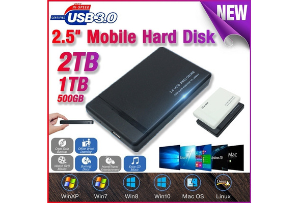 Newest 2.5 Inch Mobile Hard Disk Portable 2TB Mobile Hard Drive