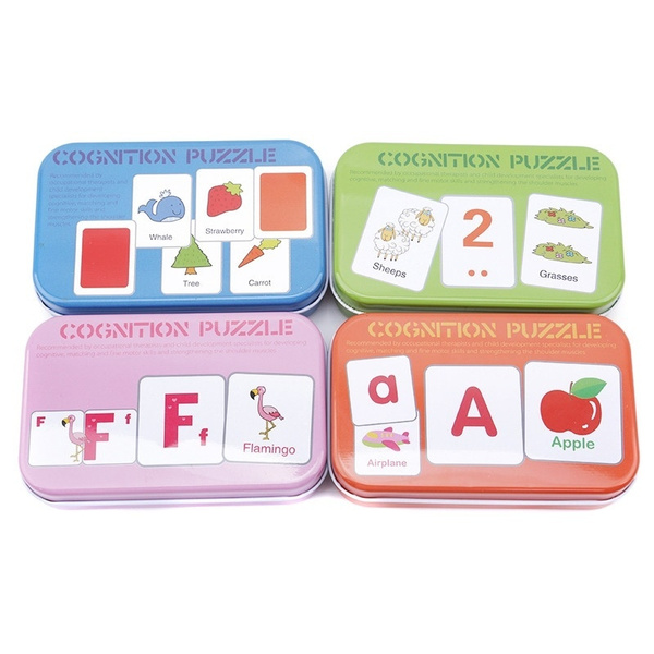 ABC Flash Cards Learning Alphabet Words Early Education Learning Toys ...