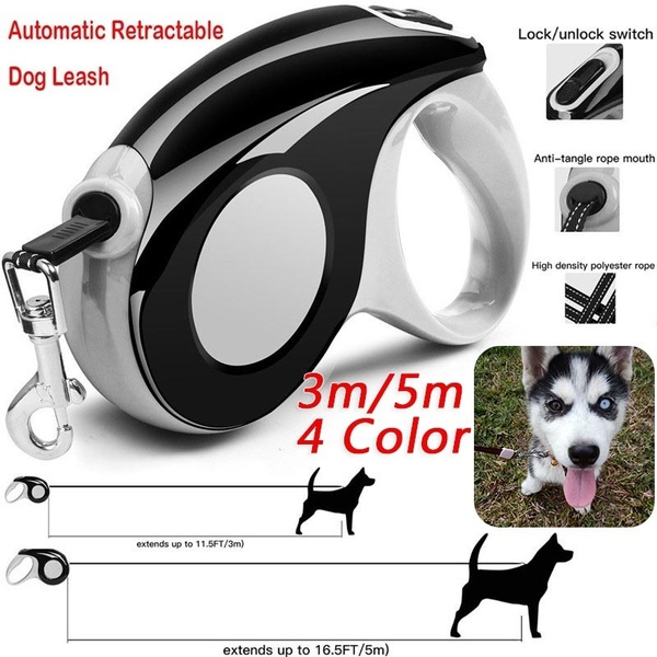 retractable chain dog leash