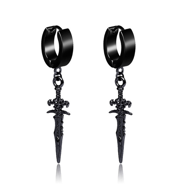 Guy on sale earrings black