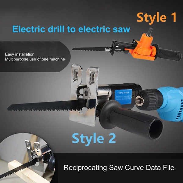 Portable Reciprocating Saw Adapter Multifunctional Electric Drill