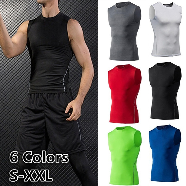 Men Fashion Quick Dry Running Shirts 