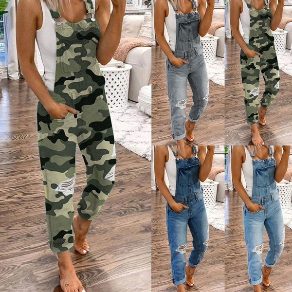 casual denim jumpsuit