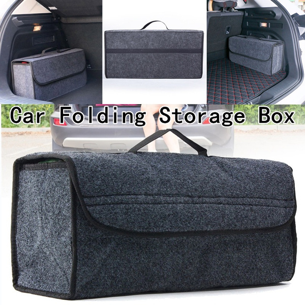 Car Boot Organizer Storage Bag Folding Storage Box Multiuse Tools Tidy
