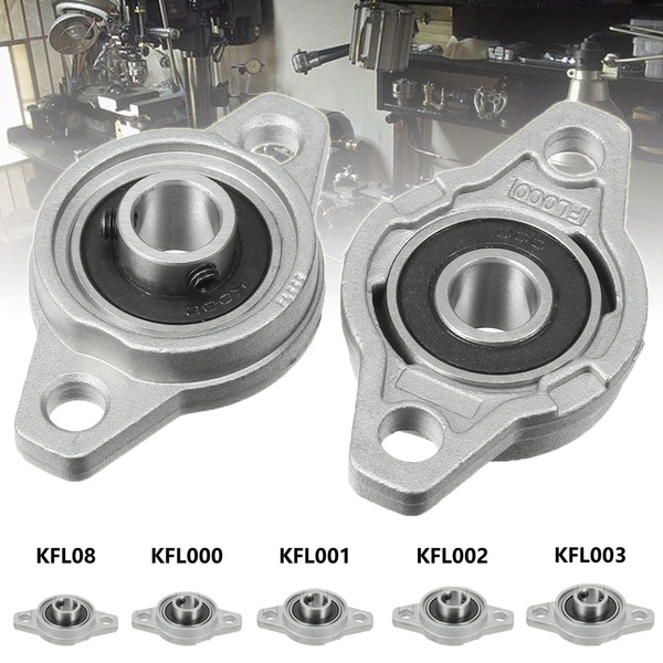 2pcs Kfl08 Kfl000 Kfl001 Kfl002 Kfl003 Self Alignment Zinc Alloy Pillow Block Flange Bearing 2pcs Kfl08 Kfl000 Kfl001 Kfl002 Kfl003 Self Alignment Zinc Alloy Pillow Block Flange Bearing