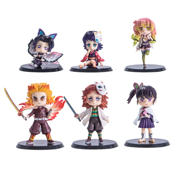 Anime Figurine Model Demon Slayer Kimetsu No Yaiba Q Posket Tsuyuri Kanawo Kochou Shinobu Kanroji Mitsuri Figures Toys Wish