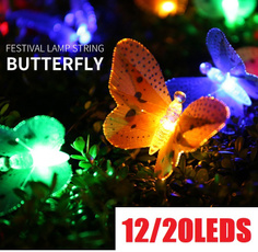 butterfly, Outdoor, Garden, lights
