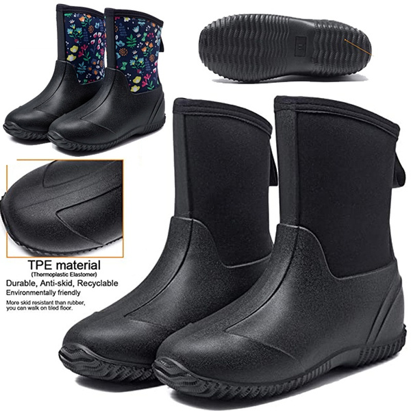 insulated waterproof fishing boots