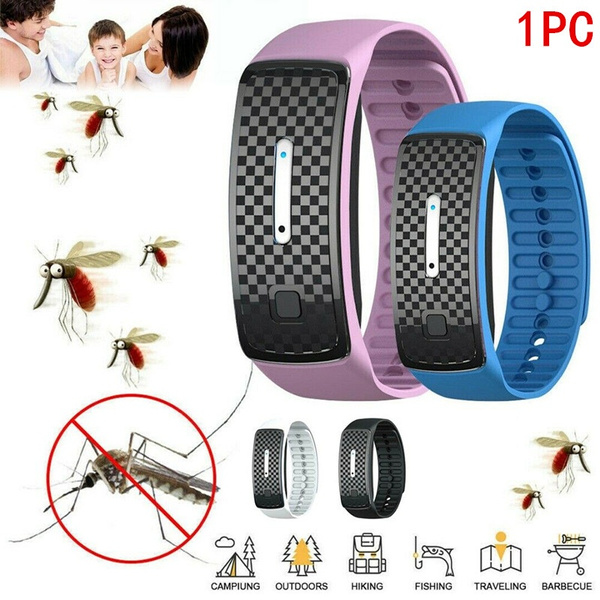 Ultrasonic Anti Mosquito Insect Pest Bug Repellent Repeller Wrist Band Bracelet# 