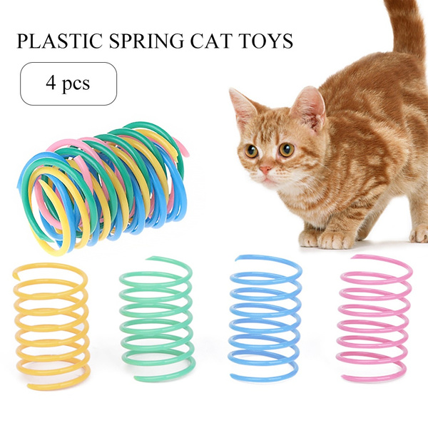 spring cat toy