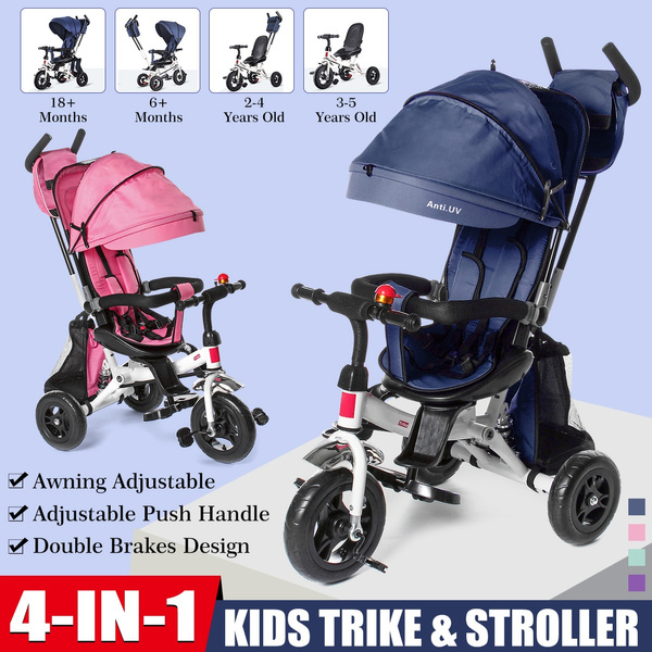 infant tricycle push handle