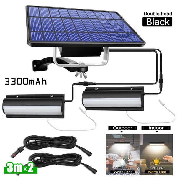 3 2 M 3300mah Outdoor Indoor 60 Led Solar Wall Lights Shed Lamp Barn Lighting For Kitchen Garden Yard Patio Balcony Home Auto On Off With Pull Switch Wish Kitchen Garden Yard Patio Balcony, Indoor Solar Lights With On Off Switch