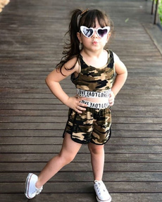 Summer, Fashion, kids clothes, camouflagevest