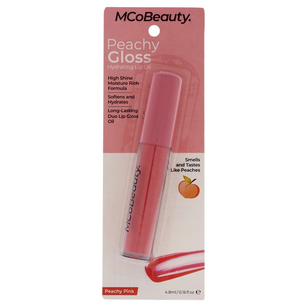 mcobeauty peachy gloss