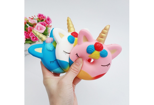 Jumbo Unicorn Donut Squishy