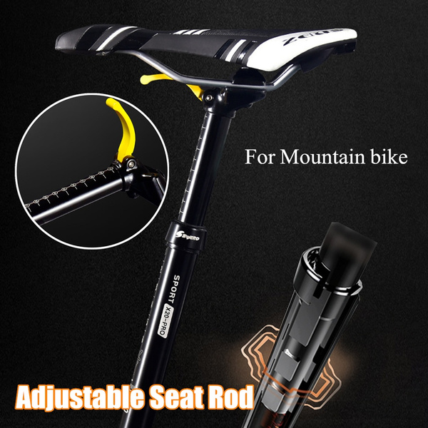 Bike Lifting Seat Tube Bicycle Adjustable Seatpost 30.9/31.6mm Manual Control