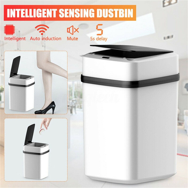 10L Automatic Smart Auto Sensor Trash Can Garbage Can Waste Bin Kitchen Garbage 10L Automatic Smart Auto Sensor Trash Can Garbage Can Waste Bin Kitchen Garbage