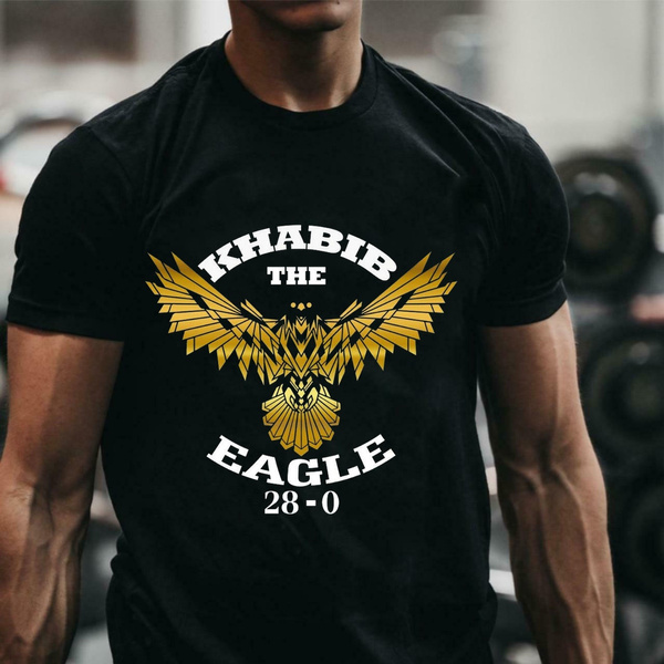 Khabib Nurmagomedov T Shirt THE EAGLE MMA 28 0 UFC Champion