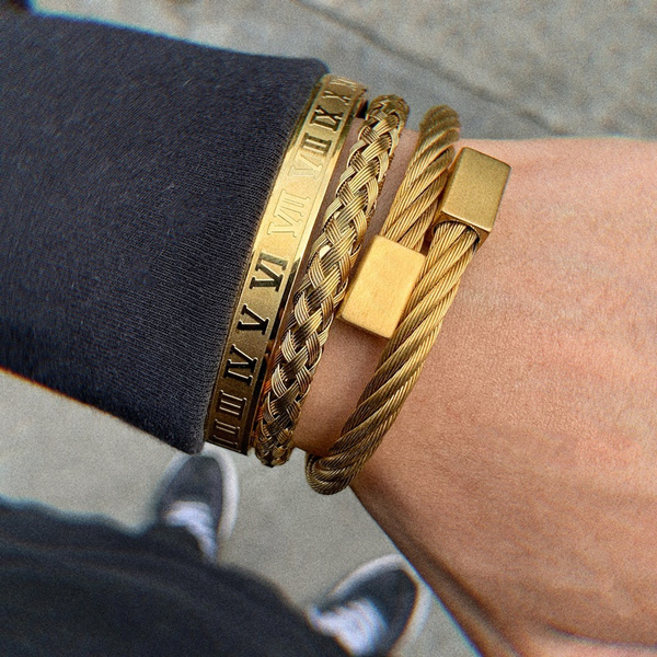Enamel Roman Numeral Titanium Steel Roman Numeral Bracelet With Drip Glue  Buckle Stainless Steel From Factory From Rovoger, $25.22 | DHgate.Com