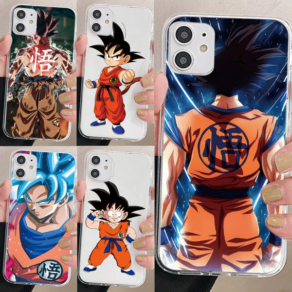 شاي ناي Coque de téléphone Dragon Ball Goku pour iPhone 12 Pro Max SE 2020 iPhone 11 Pro Max XS Max XR X 6 6S 7 8 5 Samsung A50 A70 A10 A20 A30 A40 A10s A30s ...