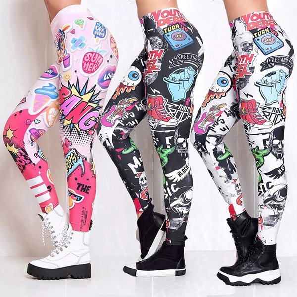 Elastic Gym Wear Fitness Leggings Plus 