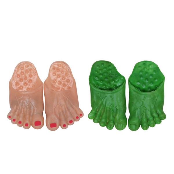 hulk feet slippers