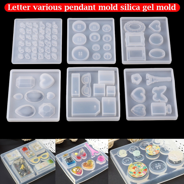 Crystal Epoxy Jewelry Making Tool Resin Mould DIY Silicone Molds Keychain Mold 