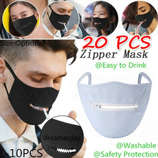 zippermask, washable, mouthmask, unisex
