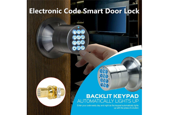 Turbolock Smart Door Lock Keypad Keyless Entry Automatic Locking Battery Backup