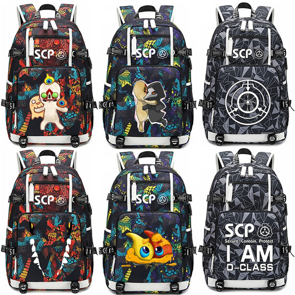 SCP-Special Containment Spikes Mochila para Meninas e Mulheres