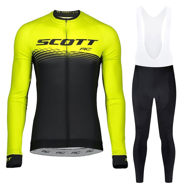 scott long sleeve cycling jersey