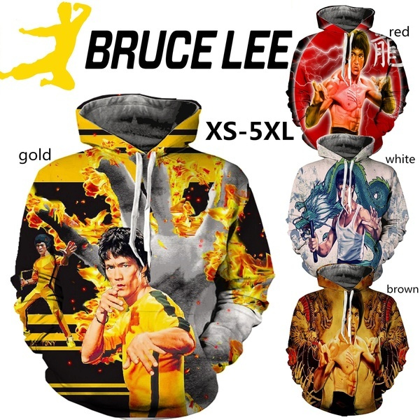 bruce lee moletom com capuz