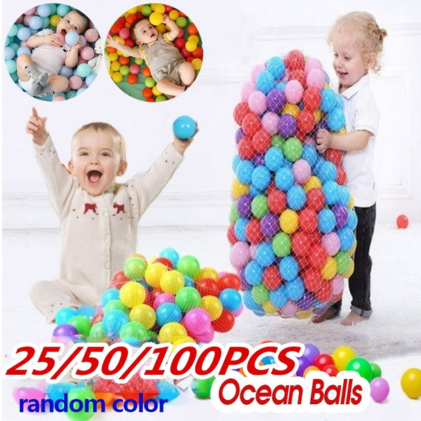 Ocean Ball Funny Baby Kids Swim Pool Toy Swim Ball Toy Random Color Plastic 